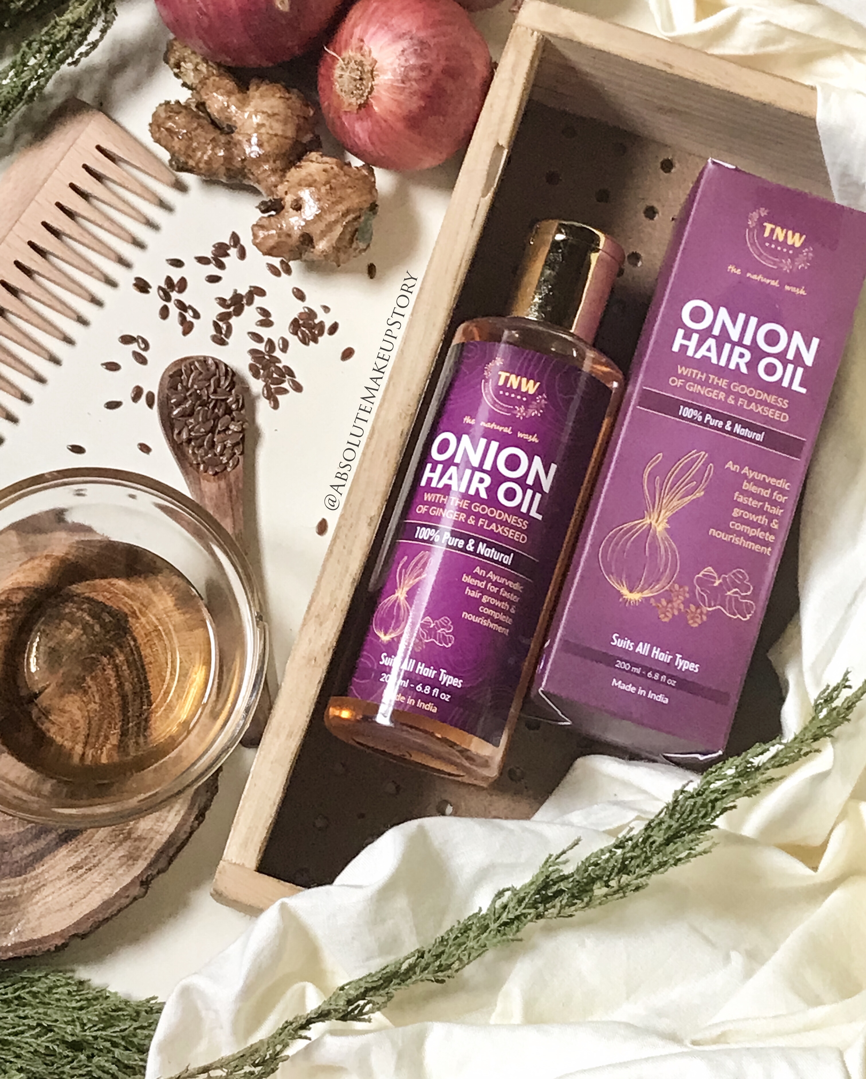 🌸 TNW (THE NATURAL WASH ) ONION HAIR OIL REVIEW 🌸 – Absolute makeup story